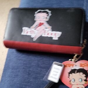 Betty Boop Black and Red Wallet